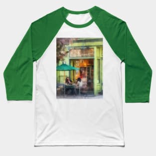 Hoboken NJ - Coffee and Tea Shop Baseball T-Shirt